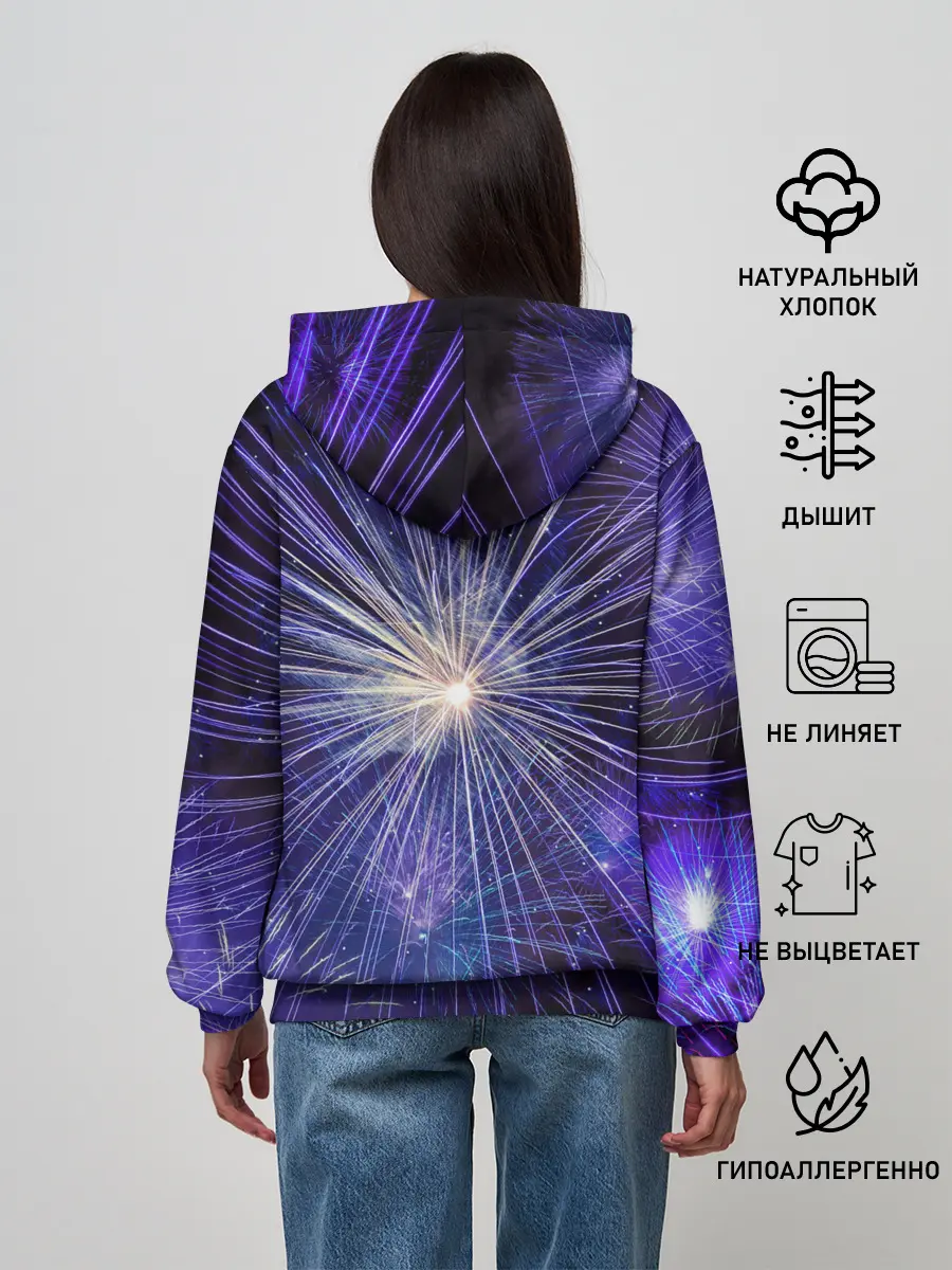 Женское худи / Фейерверк