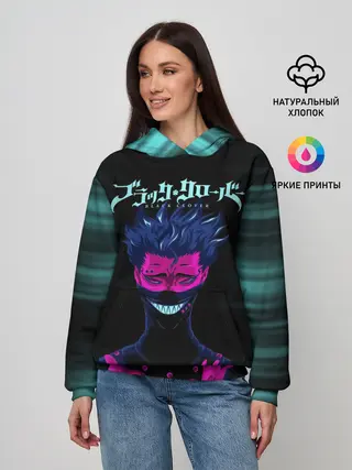 Женское худи / Зора Идеаре Чёрный клевер