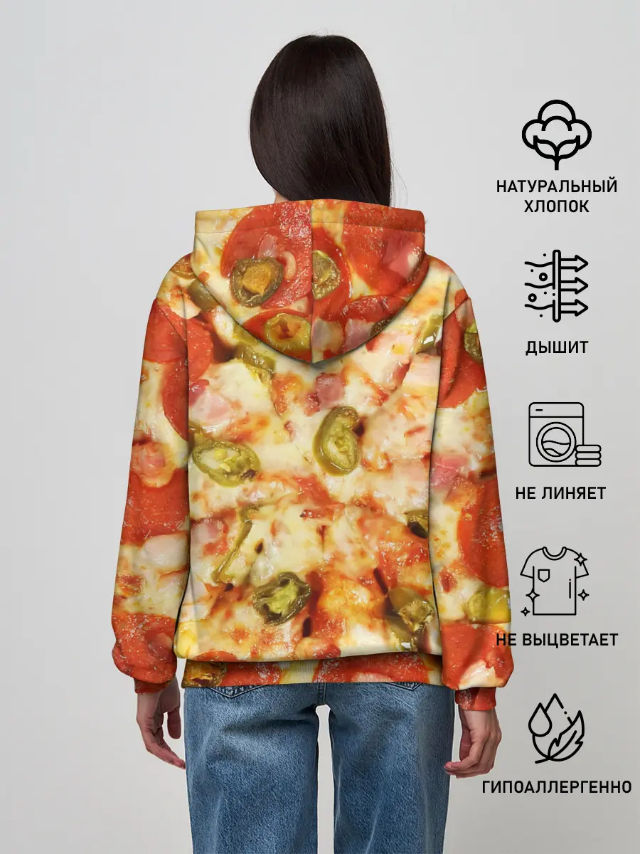 Женское худи / Пицца