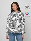 Женское худи / Зебра