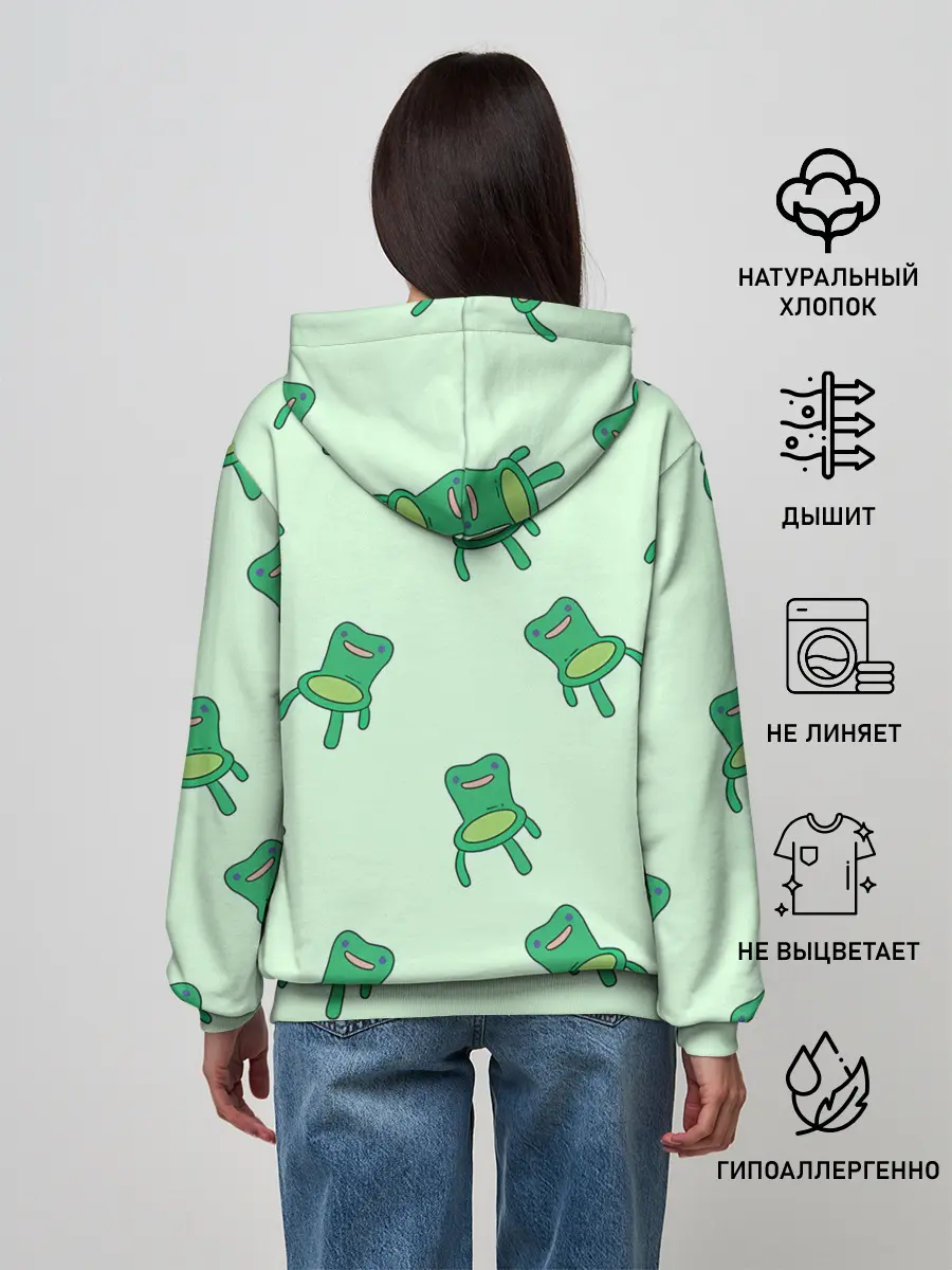 Женское худи / Froggy crossing