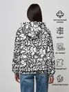 Женское худи / Абстрактная жидкость