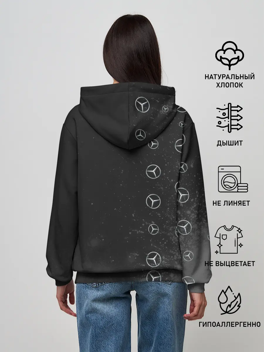 Женское худи / Мерседес - Взрыв