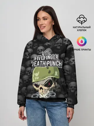 Женское худи / Five Finger Death Punch | 5FDP