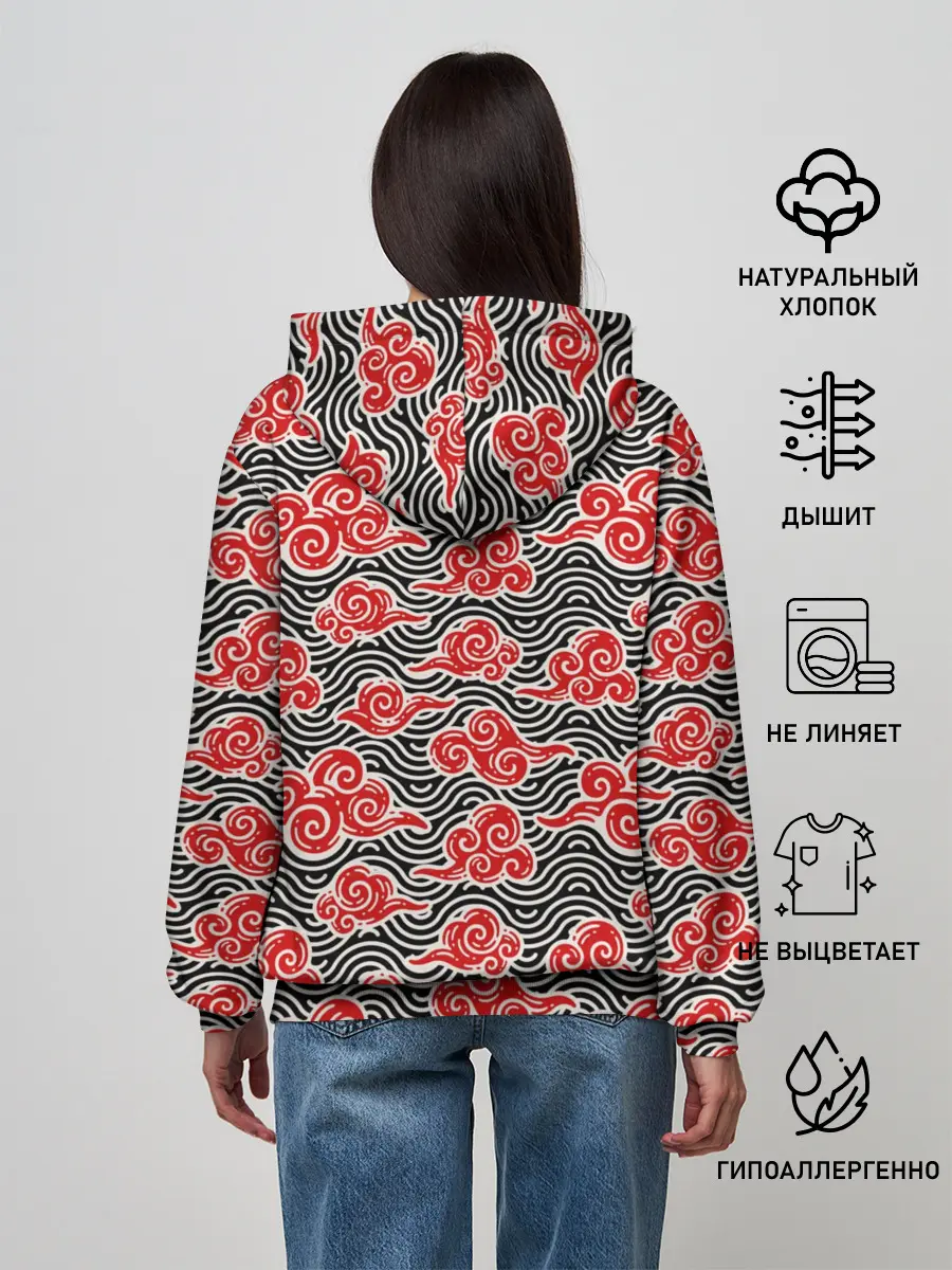 Женское худи / Панда-ниндзя