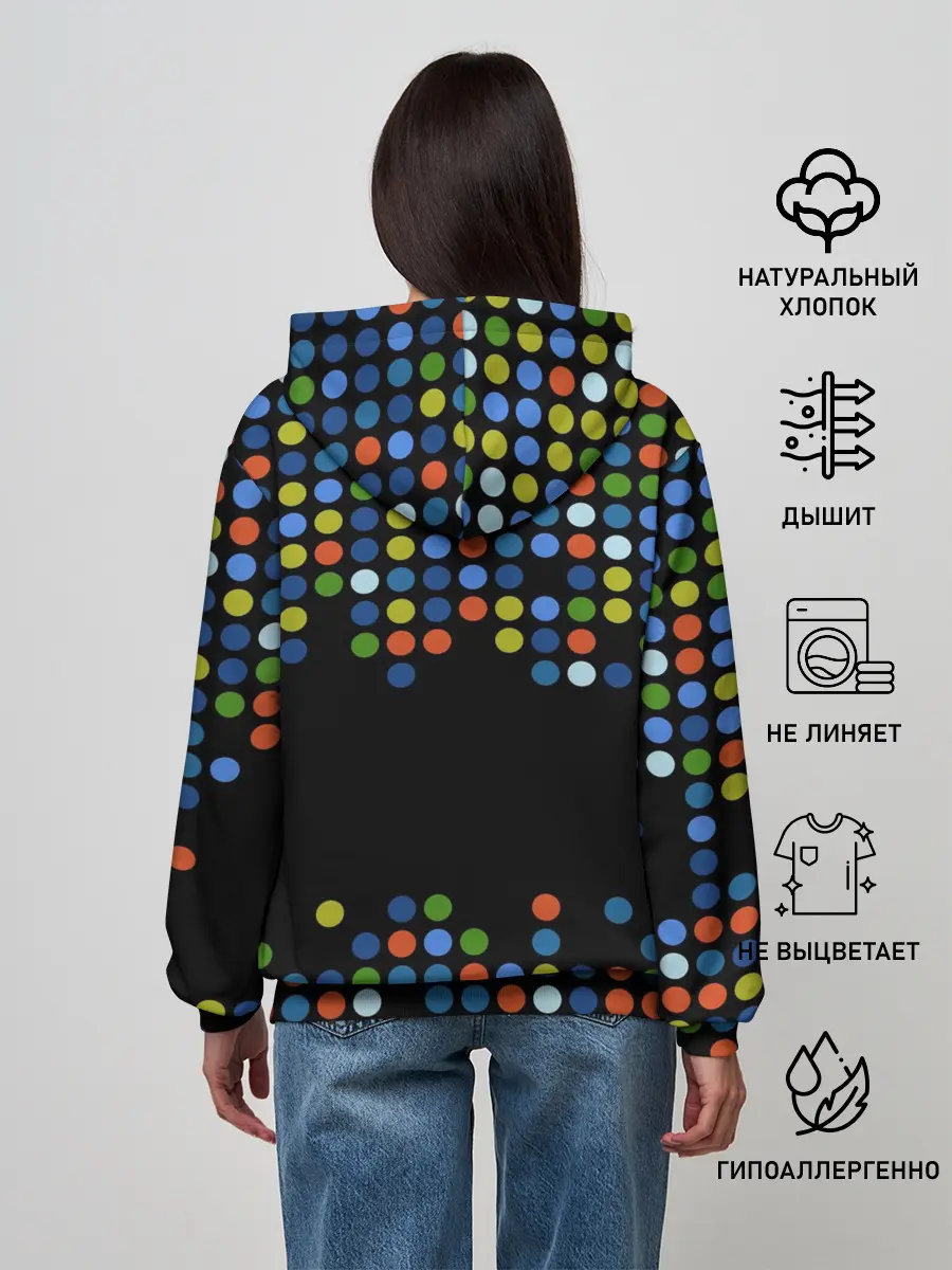 Женское худи / Динозавр-игрок