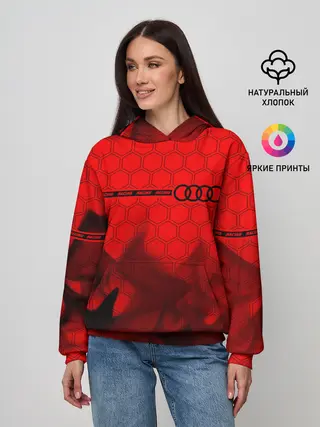 Женское худи / Audi - Racing