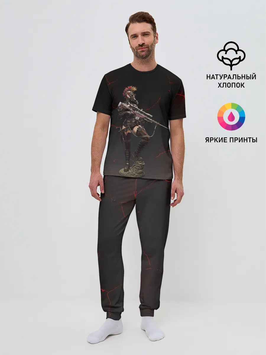 Мужская пижама с брюками / Стимпанк | Steampunk