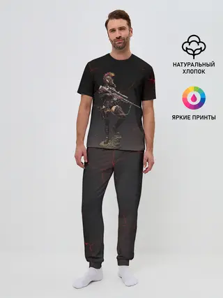 Мужская пижама с брюками / Стимпанк | Steampunk