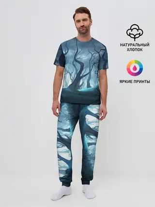 Мужская пижама с брюками / ДРЕМУЧИЙ ЛЕС