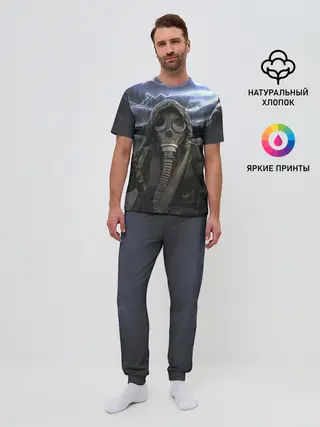 Мужская пижама с брюками / S.T.A.L.K.E.R | С.Т.А.Л.К.Е.Р