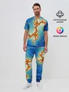 Мужская пижама с брюками / Абстрактное представление