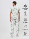 Мужская пижама с брюками / Кактусы