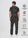 Мужская пижама с брюками / Экзотические птицы . Скетч