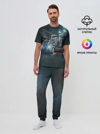 Мужская пижама с брюками / Neo truck