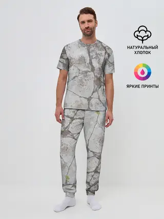 Мужская пижама с брюками / Лунный камень