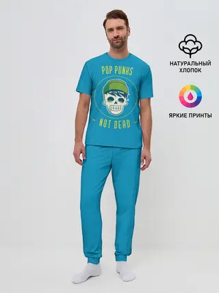 Мужская пижама с брюками / Pop punk fan