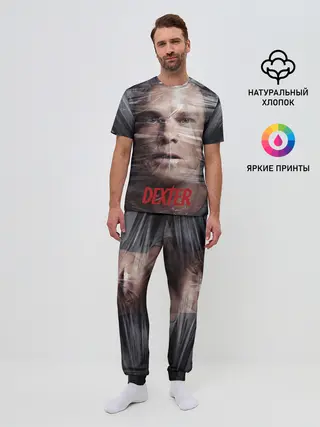 Мужская пижама с брюками / Декстер Морган в пленке