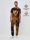 Мужская пижама с брюками / Лиса - В Шарфике - Взрыв