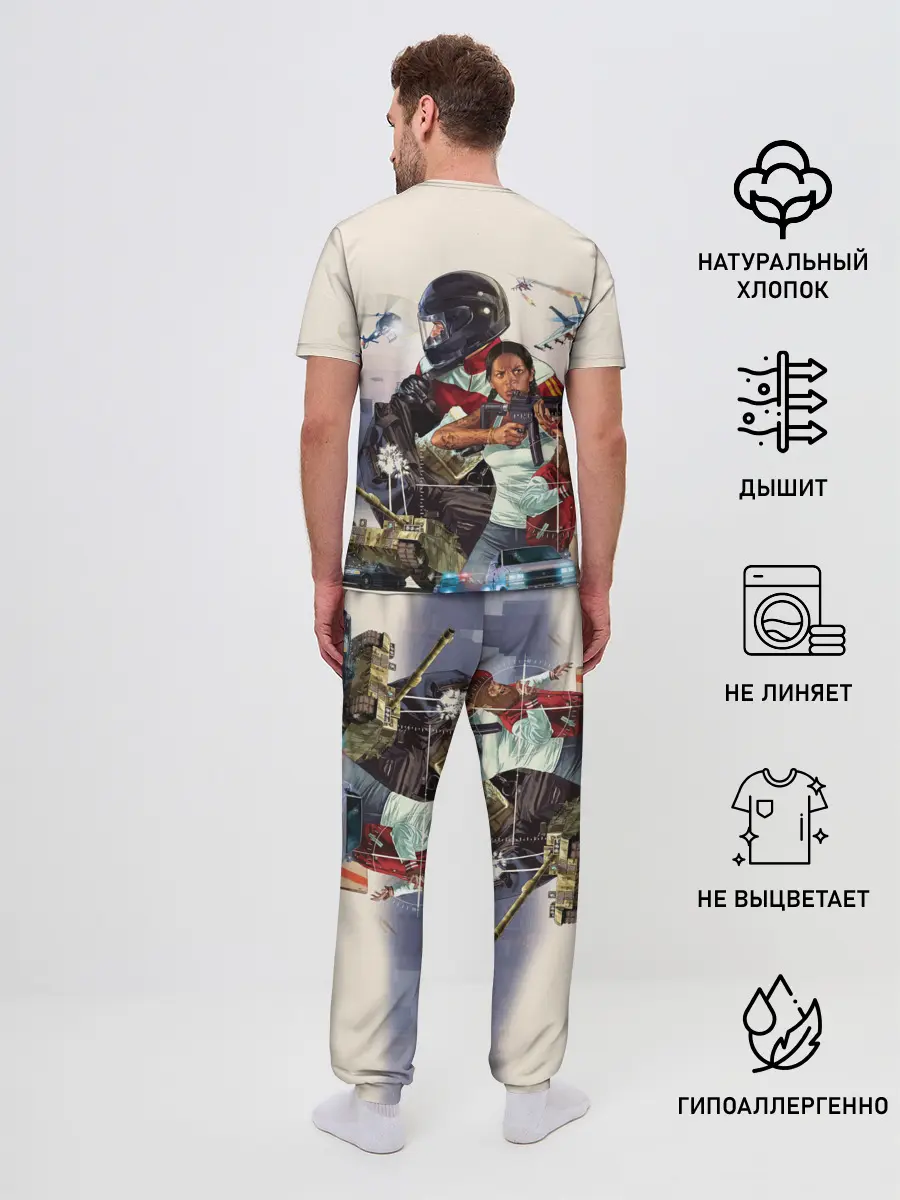Мужская пижама с брюками / Grand Theft Auto V