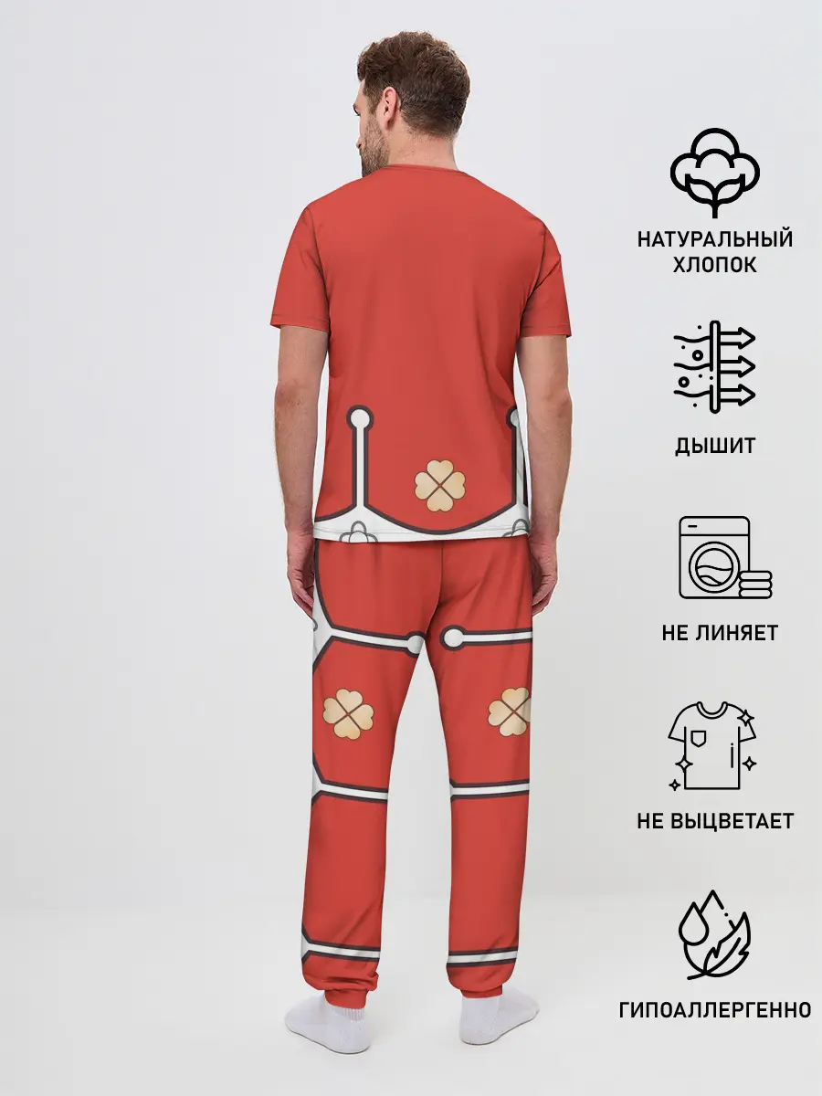 Мужская пижама с брюками / КОСТЮМ КЛИ | ГЕНШИН ИМПАКТ