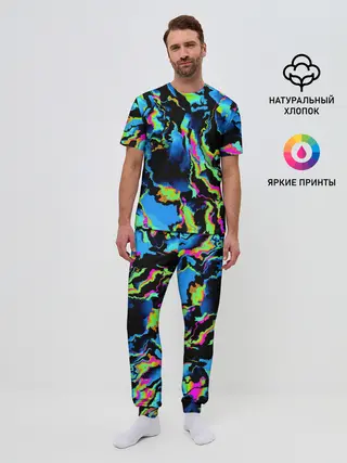 Мужская пижама с брюками / Странное дерево