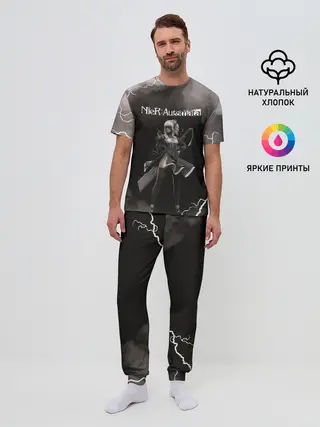 Мужская пижама с брюками / 2B | Nier Automata