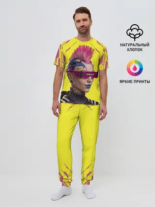 Мужская пижама с брюками / CYBERPUNK 2077 | КИБЕРПАНК
