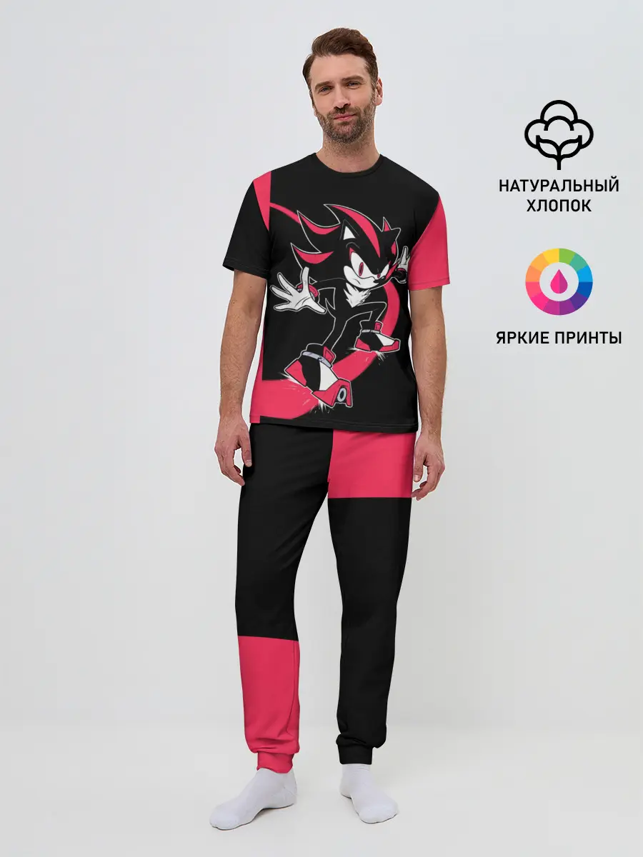 Мужская пижама с брюками / SONIC X | DARK SONIC