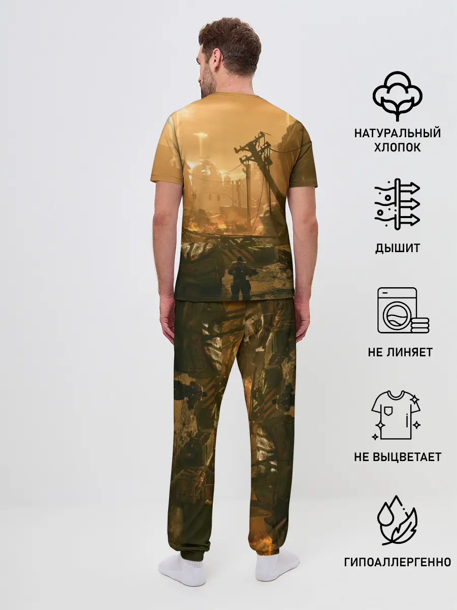 Мужская пижама с брюками / GEARS OF WAR | ШЕСТЕРЕНКИ