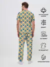 Мужская пижама с брюками / Сгущенка паттерн