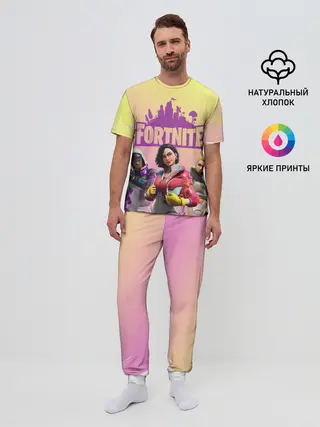 Мужская пижама с брюками / Fortnite Squad