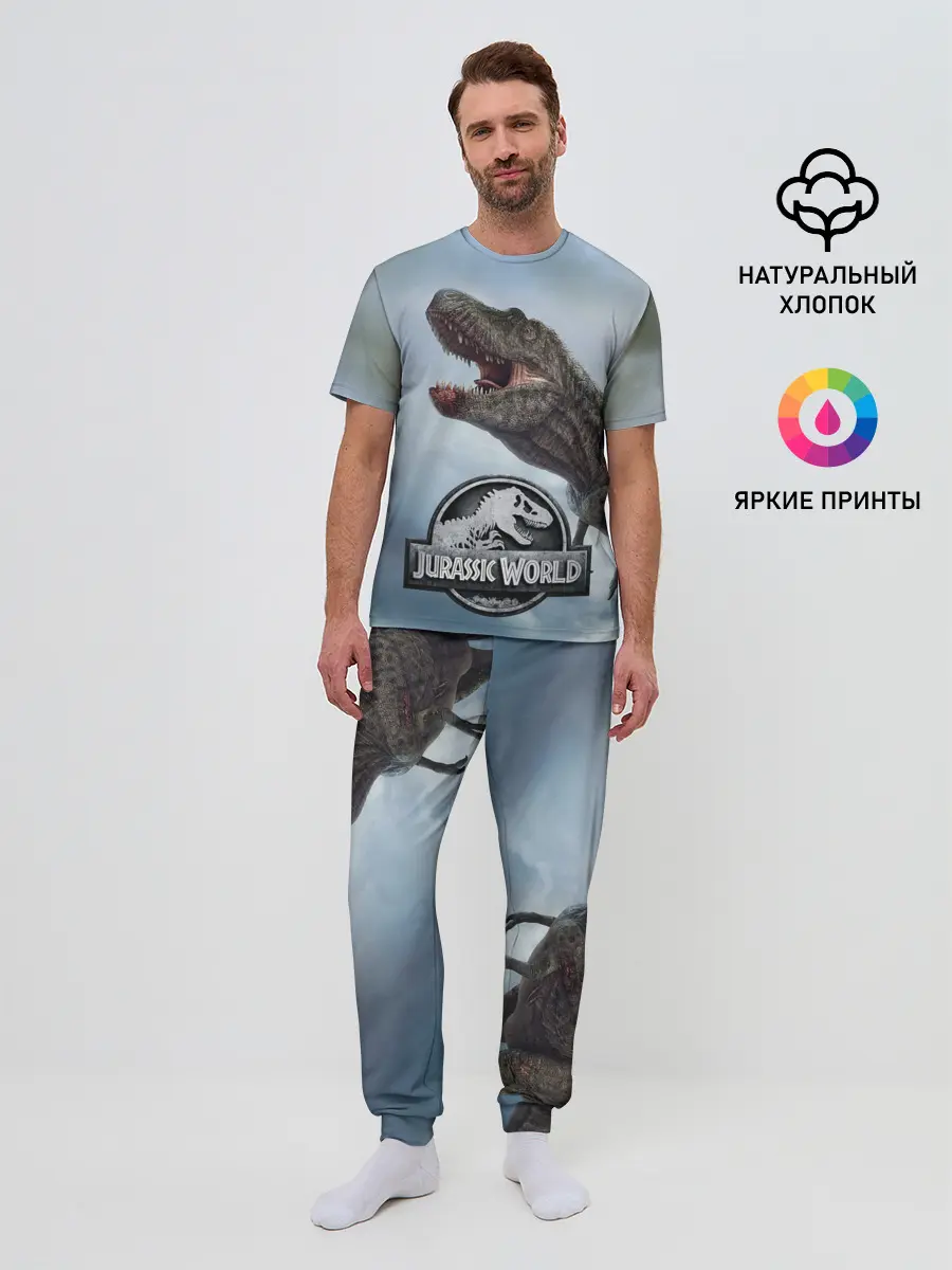 Мужская пижама с брюками / Jurassic World | Мир Юрского периода