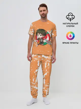 Мужская пижама с брюками / Yamaguchi Tadashi | Haikyu | Волейбол