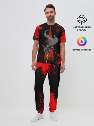 Мужская пижама с брюками / Хяккимару | Dororo | Дороро