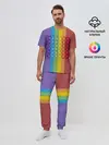 Мужская пижама с брюками / ПОП ИТ ПОЛОСЫ