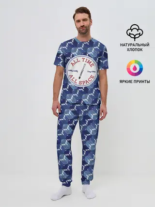 Мужская пижама с брюками / Doctor Who Pattern