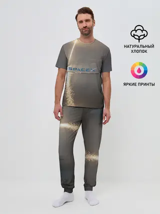 Мужская пижама с брюками / SpaceX Dragon 2