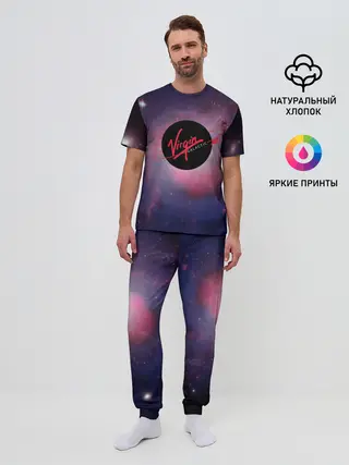 Мужская пижама с брюками / Virgin Galactic космос