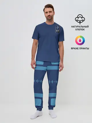 Мужская пижама с брюками / Virgin Galactic, Форма