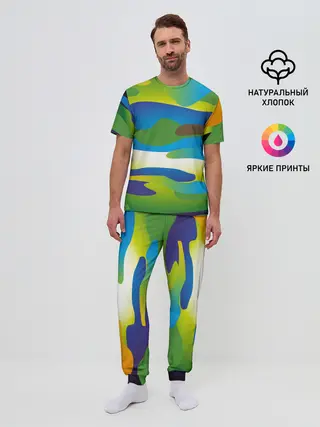 Мужская пижама с брюками / CAMOUFLAGE 2022