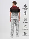 Мужская пижама с брюками / Renault Duster | полосы гранж