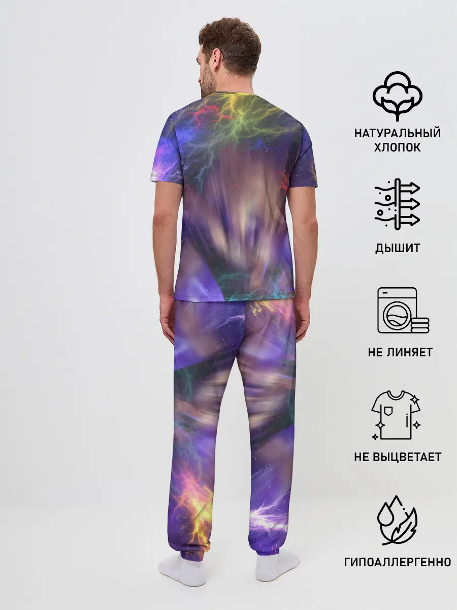 Мужская пижама с брюками / Ифрит | Геншин Импакт