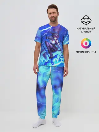 Мужская пижама с брюками / Rosaria | Genshin Impact