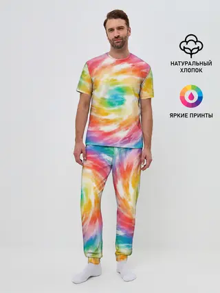 Мужская пижама с брюками / РАДУЖНЫЙ УРАГАН | HURRICANE