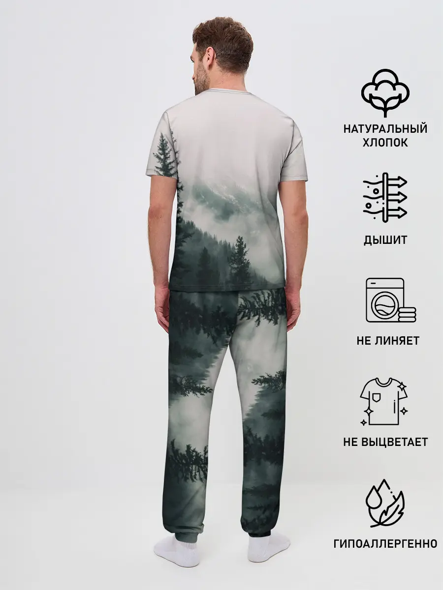 Мужская пижама с брюками / FENRIR | РУНЫ | RUNES
