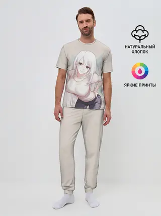 Мужская пижама с брюками / Reona Kisaragi