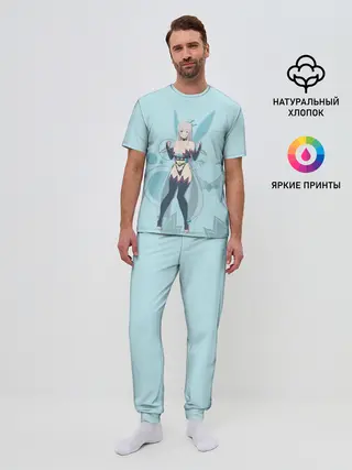 Мужская пижама с брюками / Fairy Reona