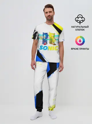 Мужская пижама с брюками / СУПЕР СОНИК