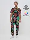 Мужская пижама с брюками / Весёлый и бодрый Хэллоуин
